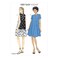 Butterick Vogue Patterns V9237 Misses ALine BackRuffle Dresses Sewing Pattern Size ZZ LRGXLGXXL
