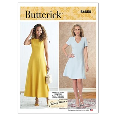 Butterick Misses Flare Dress Sewing Pattern Kit Code B6850