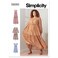 Simplicity Misses and Womens Tiered Dress Sewing Pattern Kit Code 9265