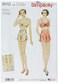 Simplicity 1930s Fashion Womens Vintage Bra and Panties Sewing Patterns Sizes 412
