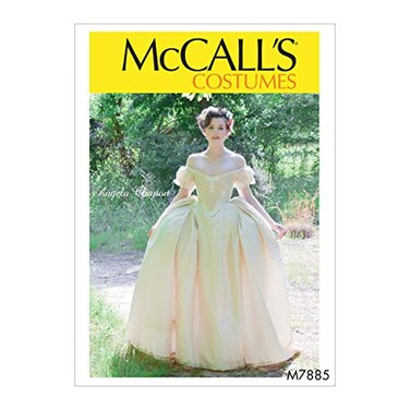 McCalls Womens Victorian Dress Costume Sewing Angela Clayton Sizes 1422 Patterns