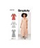 Simplicity Misses VNeck Empire Dress Sewing Pattern Kit Design Code S9702 Sizes 1820222426