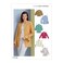 Vogue Patterns Vogue V9338E5 Easy to Sew Womens LooseFitting Unlined Jacket Sewing Patterns Sizes 1422