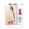 McCalls Easy to Make Misses Sun Dresses Sewing Pattern Packet Design Code M8281 Sizes XSSMLXLXXL Multicolor