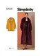 Simplicity SS3008K5 Misses Fully Lined Faux Fur Coat Sewing Pattern Packet Design Code S3008 Sizes 810121416 Multicolor