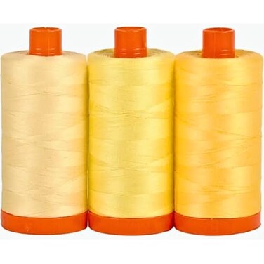 Aurifil Thread CB SicilyYellow 3pc None