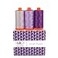 Aurifil Thread CB AmalfiPurple 3pc assorted purples