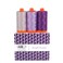 Aurifil Thread CB AmalfiPurple 3pc assorted purples