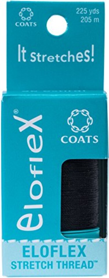 CoatsClark Coats Eloflex Stretch Thread BlackGrey