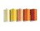 Connecting Threads 100 Cotton Thread Sets 1200 Yard Spools Set of 5 Citrus Punch
