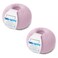 Kalapanta 100 Merino Wool Yarn Extrafine Super Soft Yarn for Knitting Made in Italy by Lana Gatto Super Soft Line Pink5284 2Pack 18 oz 137 yds Each