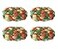 Gongxue 4 Balls PompADoodle Yarn100 Polyester Jelly Bean POMPOM Ball Yarn for Crochet Knitting Blanket Mat Pet Nest 600g Quiet Night