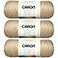 Caron Simply Soft Pack of 3 Solid Thread Balls 6 oz