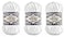 Alize Velluto 100 MicroPolyester Baby Blanket Yarn Lot of 3 skn 225 Yards 3x100gram Yarn Weight Super Bulky 6 55 White