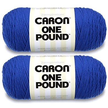 Caron One Pound Royalty Yarn 2 Pack of 454g16oz Acrylic 4 Medium Worsted 812 Yards KnittingCrochet
