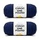 Caron One Pound Midnight Blue Yarn 2 Pack of 454g16oz Acrylic 4 Medium Worsted 812 Yards KnittingCrochet