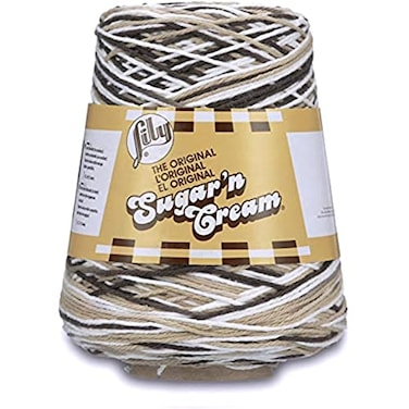Lily Sugar N Cream Cones Chocolate Ombre Yarn 1 Pack of 14oz400g Cotton 4 Medium 706 Yards KnittingCrochet