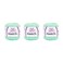 Aunt Lydia's Aunt Lydia Classic Mint Green Crochet 3 Pack of 350y320m Cotton Gauge 10 Crochet