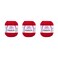 Aunt Lydia's Aunt Lydia Value Victory Red Crochet 3 Pack of 1000y914m Cotton Gauge 10 Crochet