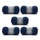 Patons Classic Wool Navy Blue Yarn 5 Pack of 35oz100g Wool 4 Medium 210 Yards KnittingCrochet