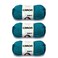 Caron Simply Soft Party Teal Sparkle Yarn 3 Pack of 85g3oz Acrylic 4 Medium Worsted 164 Yards KnittingCrochet