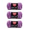 Red Heart Super Saver Purple Tones Yarn 3 Pack of 141g5oz Acrylic 4 Medium Worsted 364 Yards KnittingCrochet