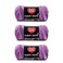 Red Heart Super Saver Purple Tones Yarn 3 Pack of 141g5oz Acrylic 4 Medium Worsted 364 Yards KnittingCrochet