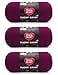 Red Heart Super Saver Mulberry Yarn 3 Pack of 7oz198g Acrylic 4 Medium Worsted 364 Yards KnittingCrochet
