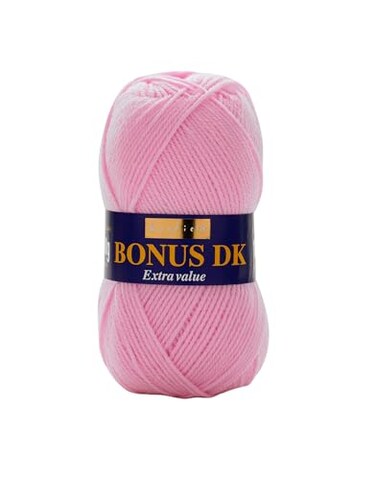 Sirdar Hayfield Bonus DK Knitting WoolYarn Iced Pink 958 per 100g ball by Hayfield
