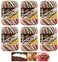 Lily Sugar n Cream Mistletoe Holiday 6 Pack Bundle 100 Percent Cotton Medium 4 Worsted with 3 Christmas Patterns Holiday 4