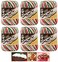 Lily Sugar n Cream Mistletoe Holiday 6 Pack Bundle 100 Percent Cotton Medium 4 Worsted with 3 Christmas Patterns Holiday 4