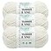 Lion Brand Yarn 3 Pack WoolEase Thick Quick Bonus Bundle Bulky Yarn Fisherman