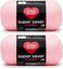 Red Heart Super Saver Jumbo Petal Pink Yarn 2 Pack of 396g14oz Acrylic 4 Medium Worsted 744 Yards KnittingCrochet