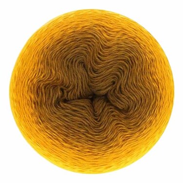 Scheepjes Whirl 1000 m 1094 yd 564 Golden Glowworm CottonAcrylic Gradient Cake 226 g 80 oz