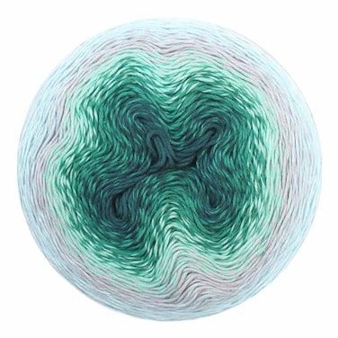 Scheepjes Whirl Gradient Yarn 1000 m 1093 yd 781 Sea Breeze Tease CottonAcrylic 1 Ball