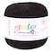 golo Black Cotton Yarn Size 20 for Hand Knitting and Crochet 901 Black Yarn