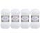 Alize 100 Microfiber Acrylic Diva Silk Effect Knitting Sport Crochet Yarn Lot of 4 Ball skeins 400gr 1532yds Color 55 White