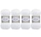 Alize 100 Microfiber Acrylic Diva Silk Effect Knitting Sport Crochet Yarn Lot of 4 Ball skeins 400gr 1532yds Color 55 White