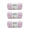 Bernat Softee Baby Cotton Soft Plum Yarn 3 Pack of 120g425oz Blend 3 DK Light 254 Yards KnittingCrochet