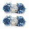 Bernat Alize BlanketEZ Super Soft Looped Yarn for Beginners Chunky Yarn for Hand Knitting No Needles or Hooks Needed Denim Blues 2 Pack
