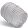 SIMEIQI 400g TShirt Elastic Fabric Crochet Cloth Yarn for DIY Knitting 130 Yards Spaghetti Thick Knitting Yarn for Hand DIY Bag Basket Cushion Crocheting Projects Home Decor Grey