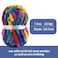 HOMBYS Super Bulky Giant Chunky Yarn for CrochetingLarge Soft Fluffy YarnTie Dye Plush Fuzzy YarnMixed Color Thick Chenille Yarn for Hand KnittingArm Knitting
