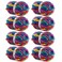 HOMBYS Super Bulky Giant Chunky Yarn for CrochetingLarge Soft Fluffy YarnTie Dye Plush Fuzzy YarnMixed Color Thick Chenille Yarn for Hand KnittingArm Knitting