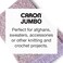 Caron CAR Jumbo Ombre Faded Jeans Yarn 2 Pack of 340g12 oz 100 Acrylic 4 Worsted Medium 595 Yards KnittingCrochet