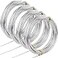 AConnet 4 Pack 14 Gauge Aluminum Wire 1312 Feet Silver Aluminum Wire 2mm Craft Armature Wires Bendable Metal Wires for Making Beading Jewelry Craft Dolls Skeleton DIY Crafts 328 Per Roll