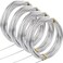 AConnet 4 Pack 14 Gauge Aluminum Wire 1312 Feet Silver Aluminum Wire 2mm Craft Armature Wires Bendable Metal Wires for Making Beading Jewelry Craft Dolls Skeleton DIY Crafts 328 Per Roll