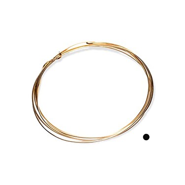 CRAFT WIRE 24 Gauge 1420 Yellow Gold Filled Wire Round Dead Soft 14K Gold Filled Made in USA 5FT by