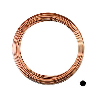 CRAFT WIRE 14 Gauge 999 Pure Copper Wire Round Dead Soft CDA 110 Made in USA 15FT by