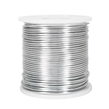 Tenn Well 15 Gauge Aluminum Wire 164 Feet 15mm Bendable Metal Craft Wire for Jewelry Making Beading Armature Sculpting Bonsai Training Crafting