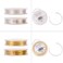 BENECREAT 2 Rolls 20Gauge Tarnish Resistant SilverGold Coil Wire 66Feet22Yard in Total